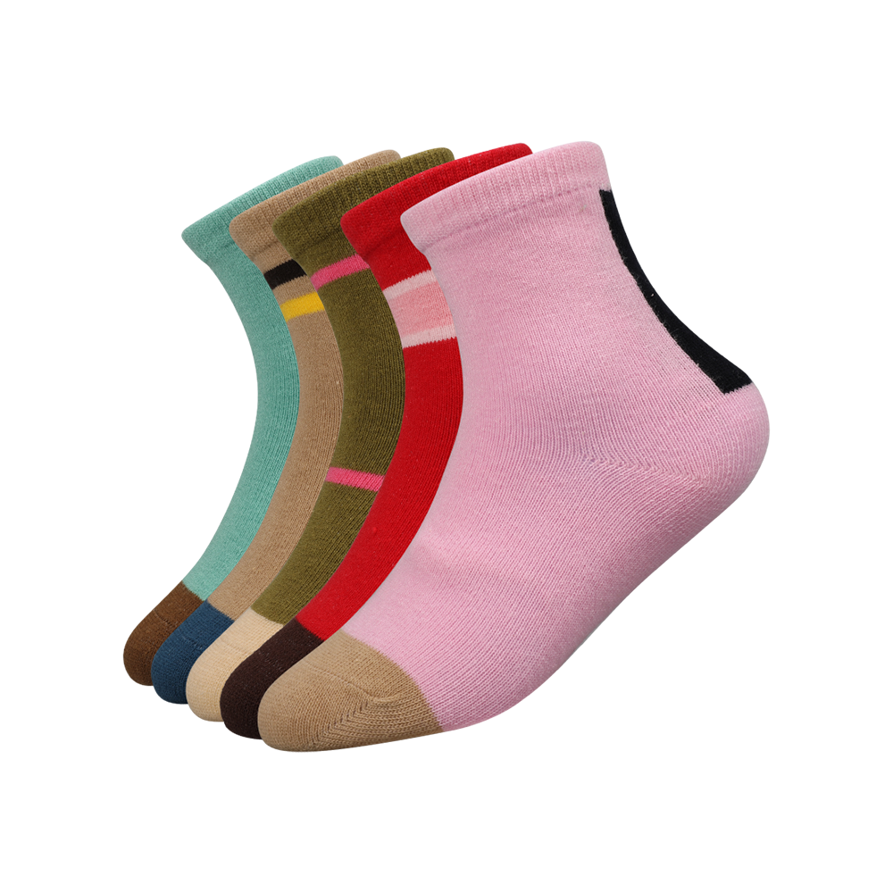 European style children jacquard novelty socks