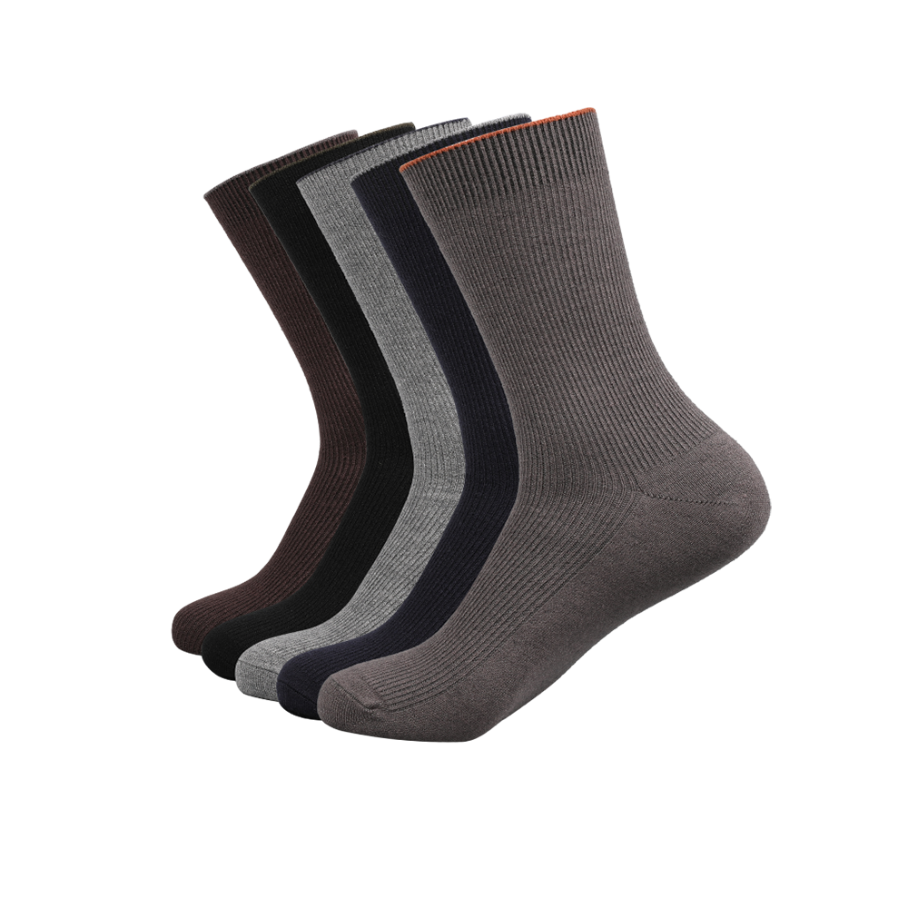 Free sample classical design combed cotton erkek oraplari man dress socks