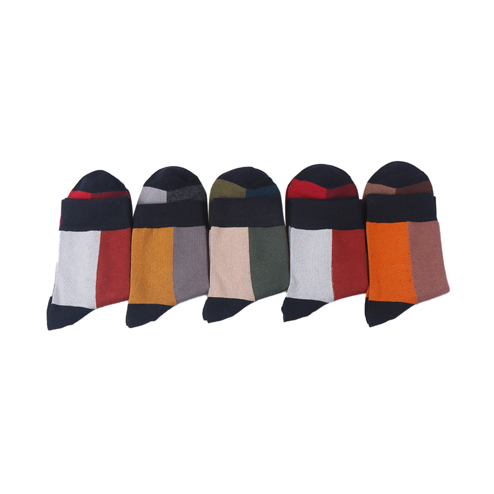 Color matching business socks dress design dress socks for men crew socks