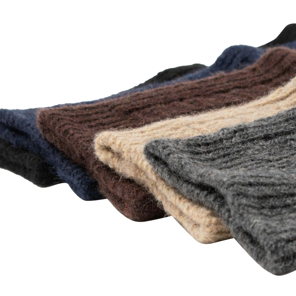 Men and women warm wool socks thickened fleece towel socks solid color wool socks