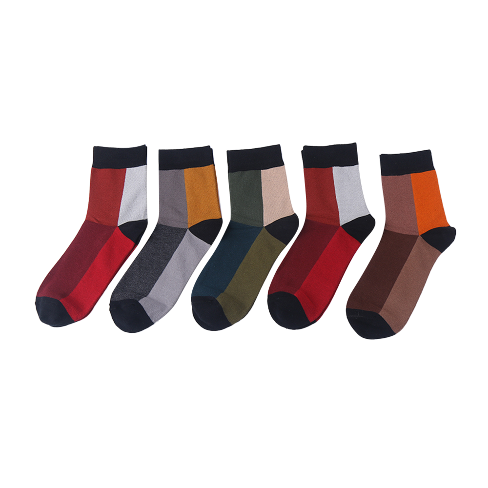 Color matching business socks dress design dress socks for men crew socks